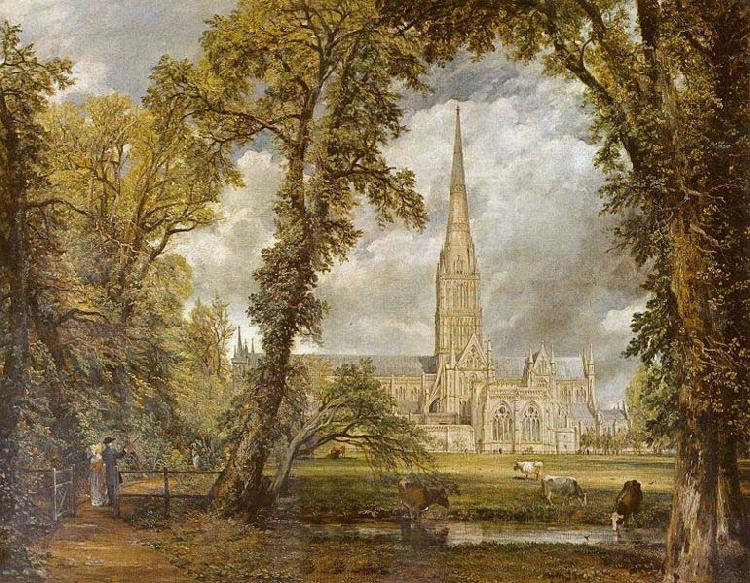John Constable Die Kathedrale von Salisbury vom Garten des Bischofs aus gesehen Germany oil painting art
